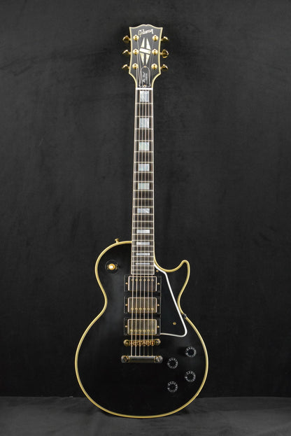 Gibson Custom Shop Les Paul Custom Chambered Body Slim Neck 3 Pickup Ebony VOS GH Fuller's Exclusive