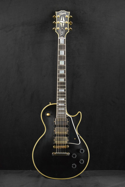 Gibson Custom Shop Les Paul Custom Chambered Body Slim Neck 3 Pickup Ebony VOS GH Fuller's Exclusive