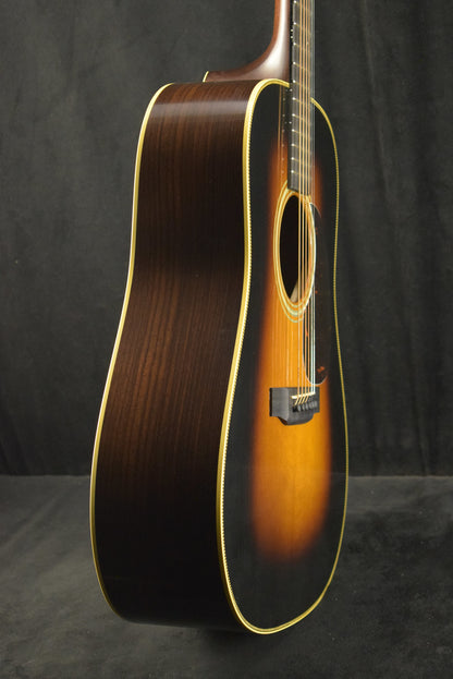 Martin Custom Shop Dreadnought Wild Grain East Indian Rosewood Adirondack Spruce VTS 1935 Sunburst