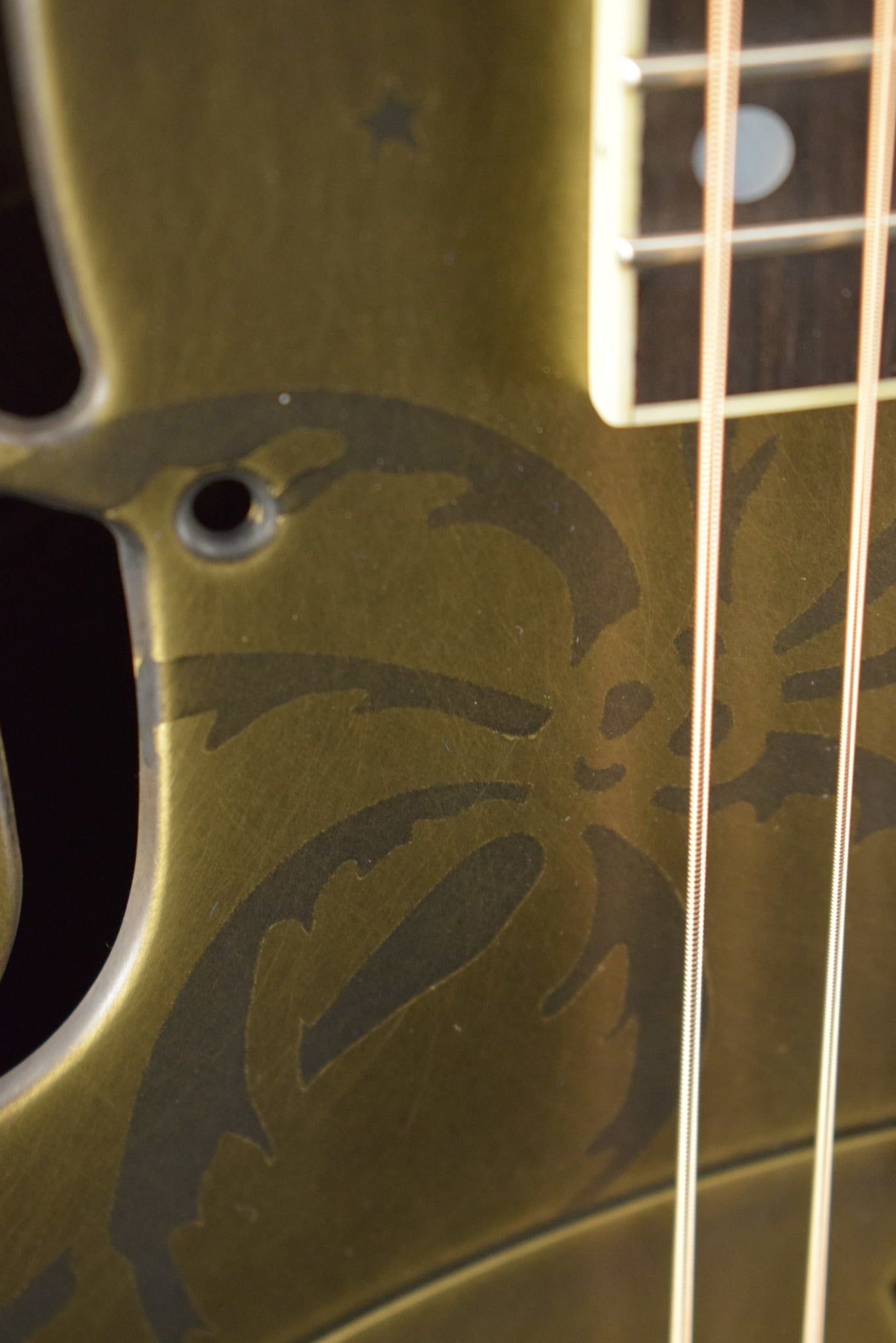 National Style O 14-Fret Antique Brass Weathered Finish