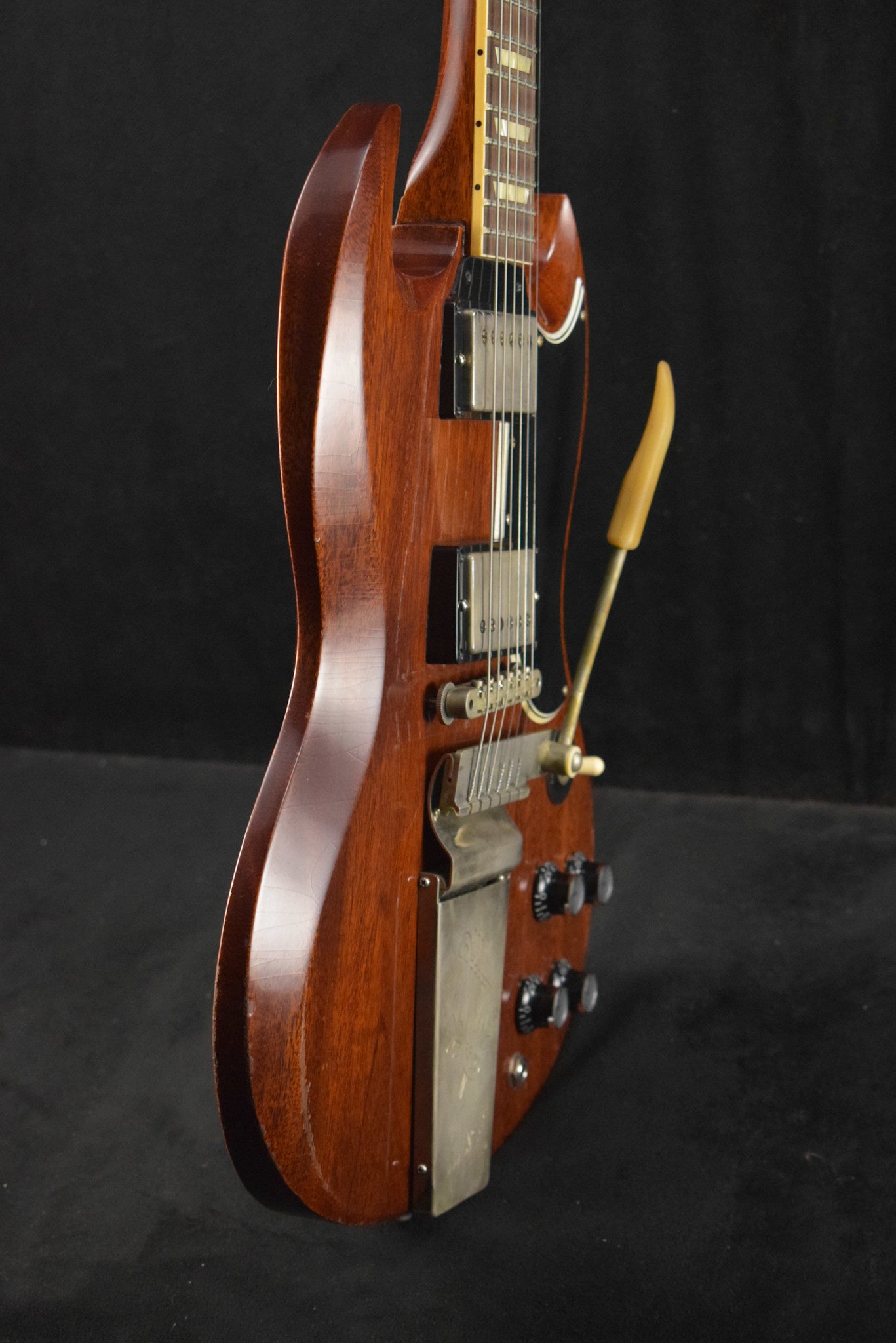 Gibson Murphy Lab 1964 SG Standard Reissue with Maestro Vibrola Faded Cherry Heavy Aged