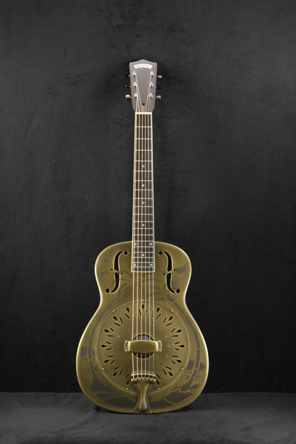 National Style O 14-Fret Antique Brass Weathered Finish