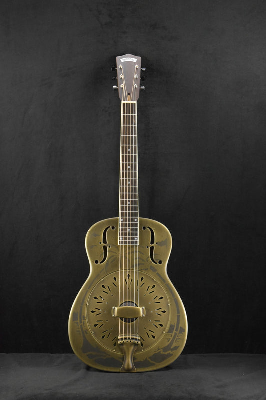 National Style O 14-Fret Antique Brass Weathered Finish