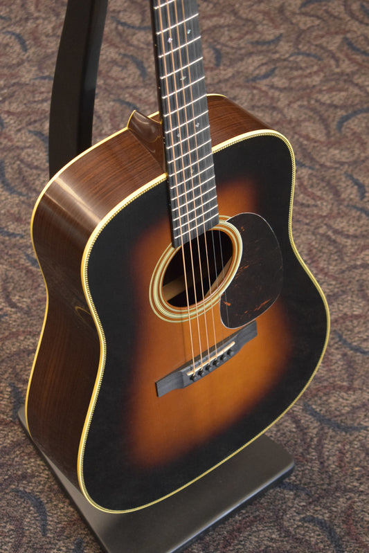 Martin Custom Shop Dreadnought Wild Grain East Indian Rosewood Adirondack Spruce VTS 1935 Sunburst