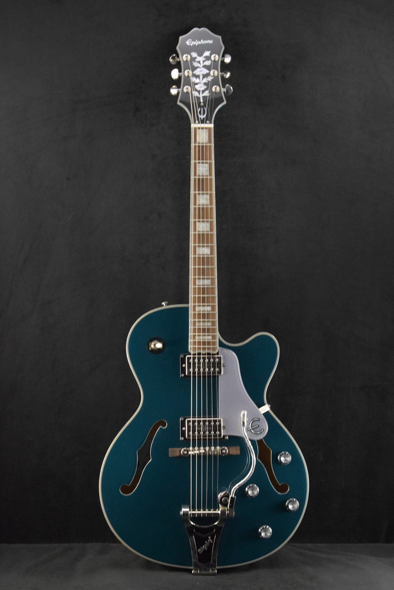 Epiphone Emperor Swingster Delta Blue Metallic – Fuller's Guitar