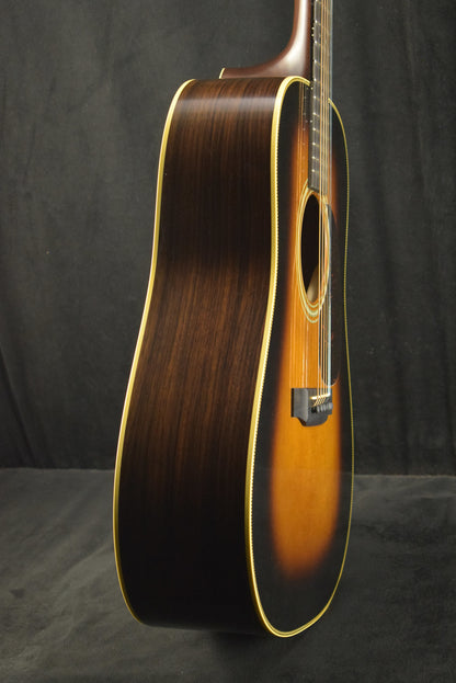 Martin Custom Shop Dreadnought Wild Grain East Indian Rosewood Adirondack Spruce VTS 1935 Sunburst