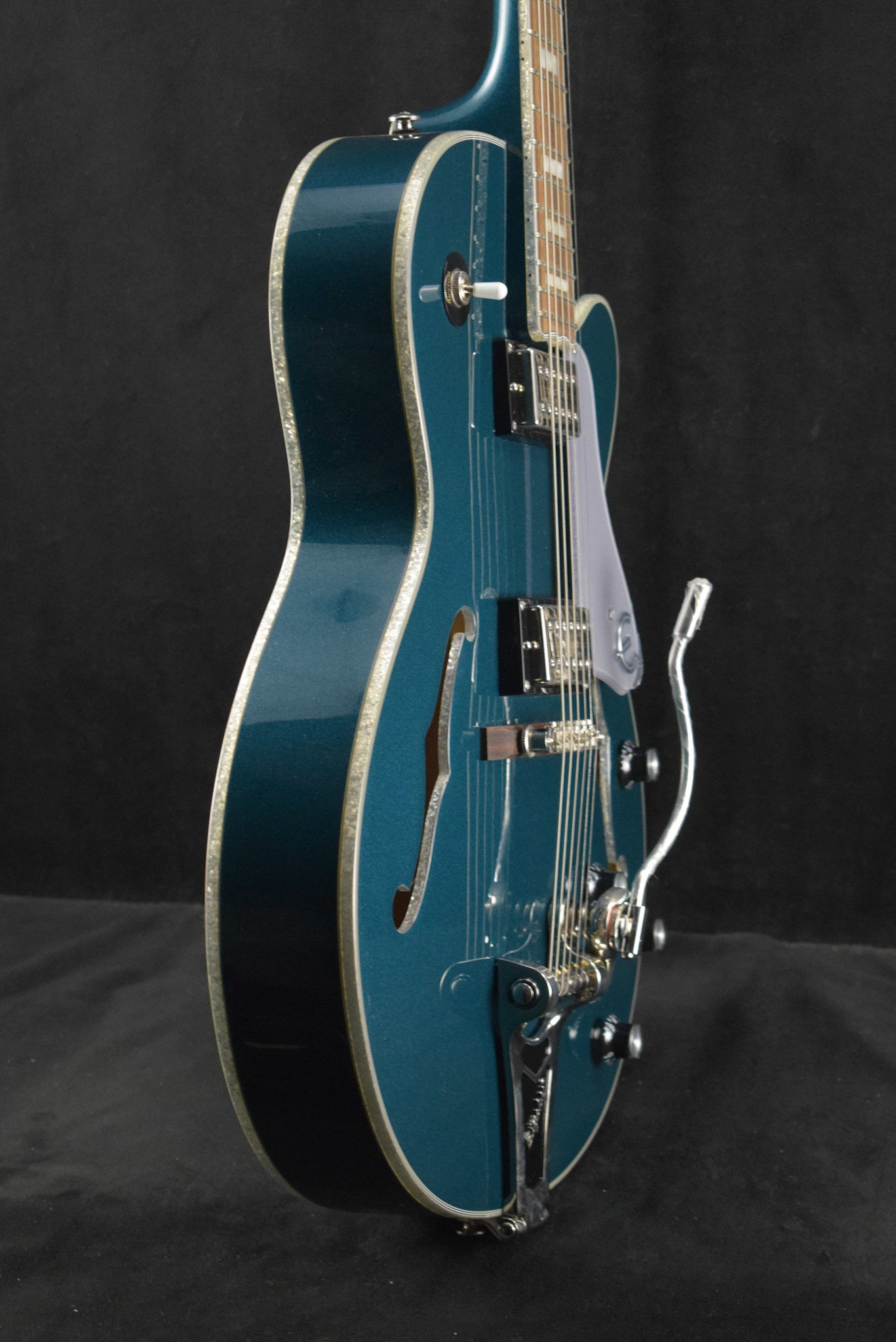 Epiphone Emperor Swingster Delta Blue Metallic – Fuller's Guitar