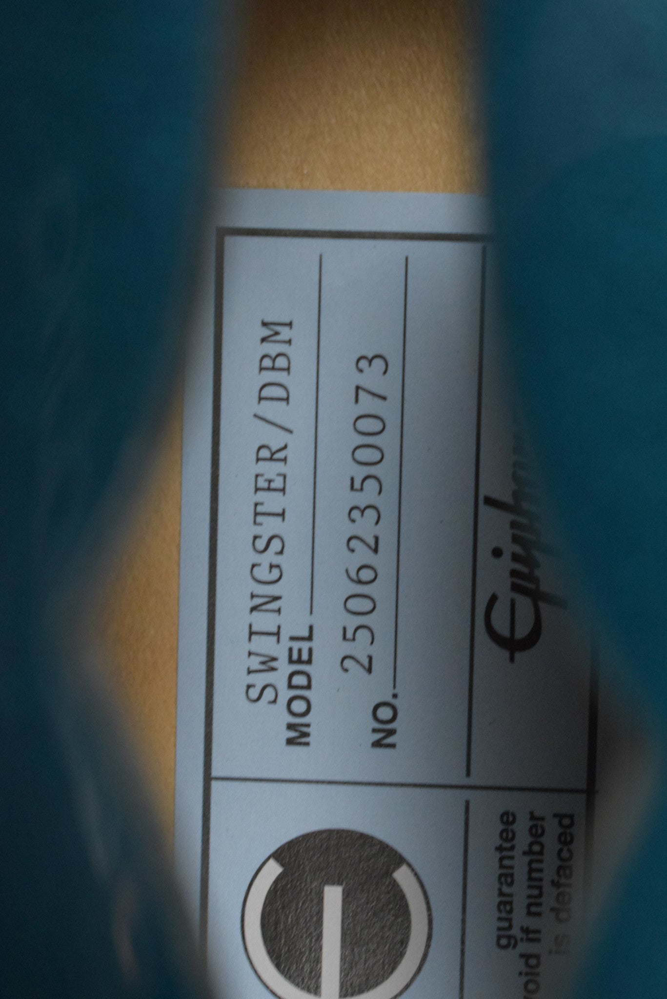 Epiphone Emperor Swingster Delta Blue Metallic