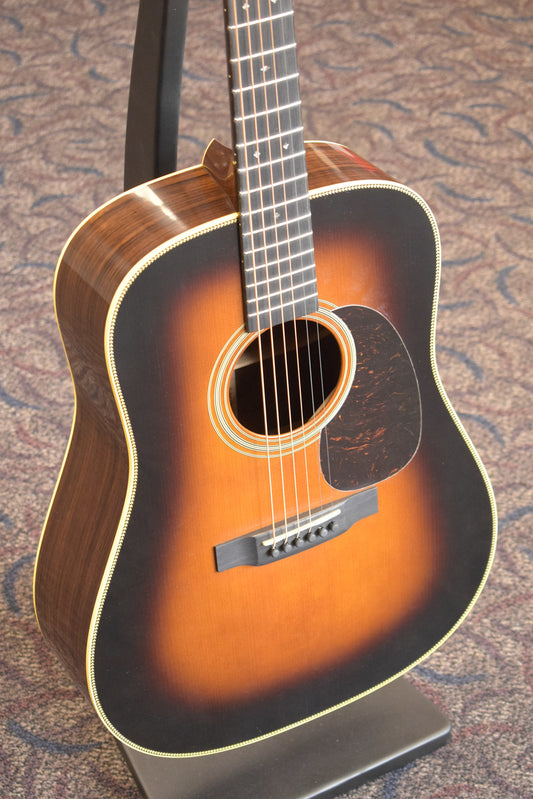 Martin Custom Shop Dreadnought Wild Grain East Indian Rosewood Adirondack Spruce VTS 1935 Sunburst