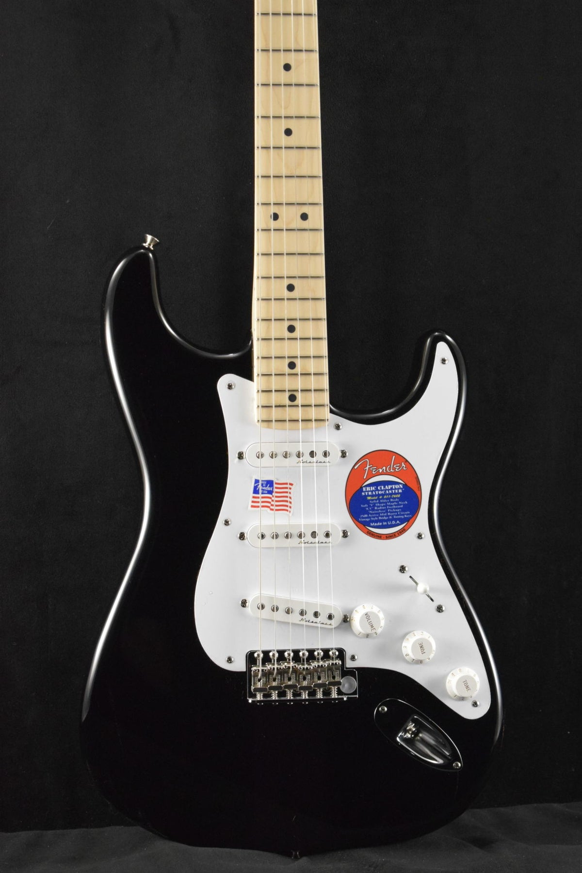 Fender Eric Clapton Stratocaster Black Maple Fingerboard 