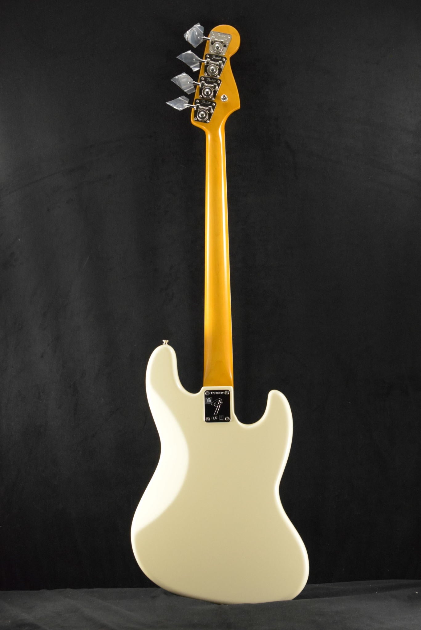 Fender American Vintage II 1966 Jazz Bass Left-Hand Olympic White Rosewood Fingerboard