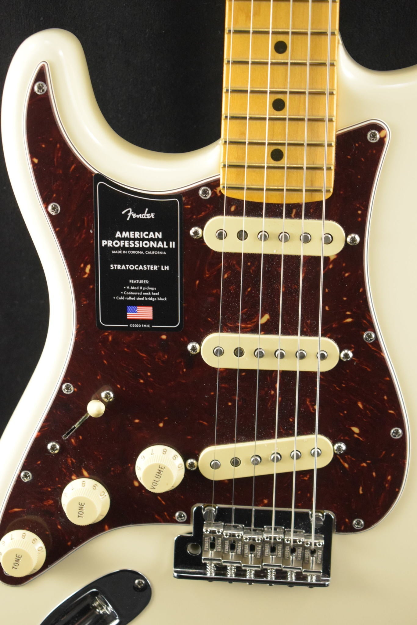 Fender American Professional II Stratocaster Left-Hand MN Olympic White