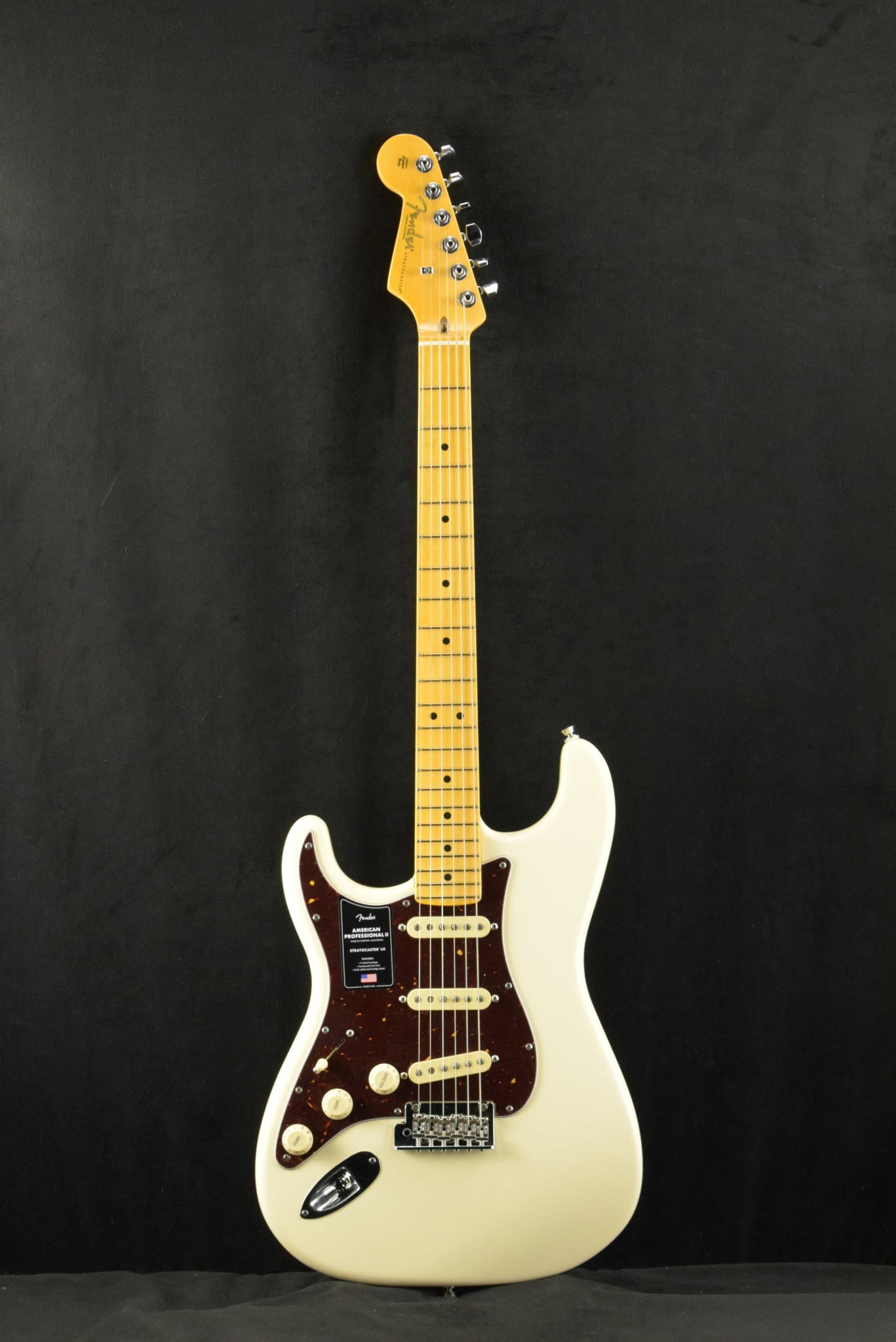 Fender American Professional II Stratocaster Left-Hand Olympic White Maple Fingerboard