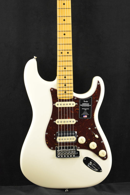 Fender American Professional II Stratocaster HSS Olympic White Maple Fingerboard