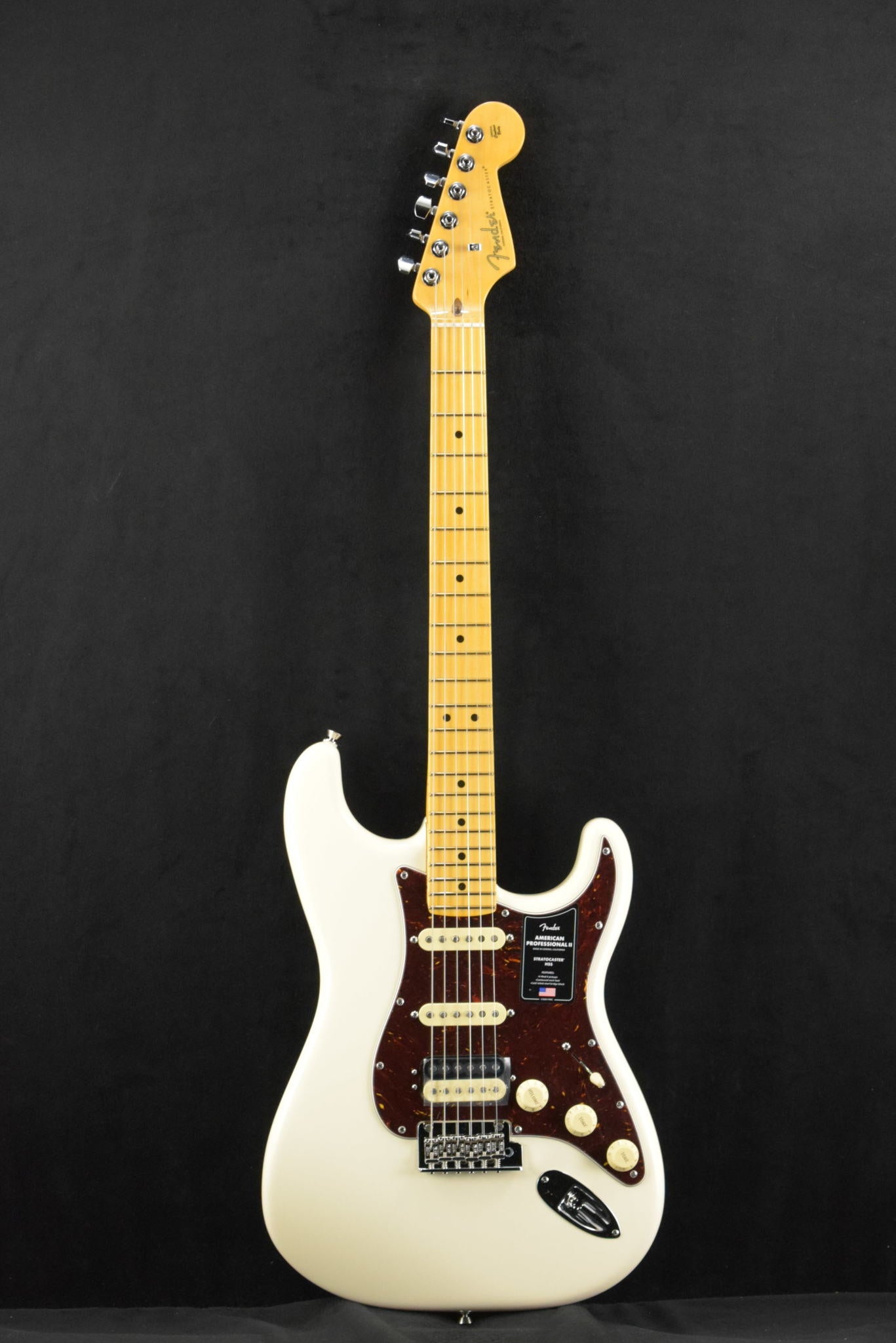 Fender American Professional II Stratocaster HSS Olympic White Maple Fingerboard