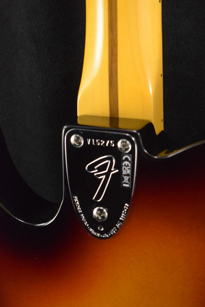 Fender American Vintage II 1972 Telecaster Thinline 3-Color Sunburst Maple Fingerboard