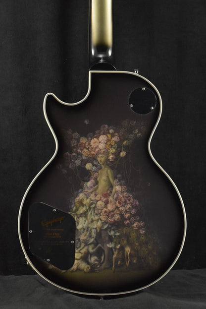 Epiphone Adam Jones Les Paul Custom Julie Heffernan’s Self-Portrait As Not Dead Yet Silverburst