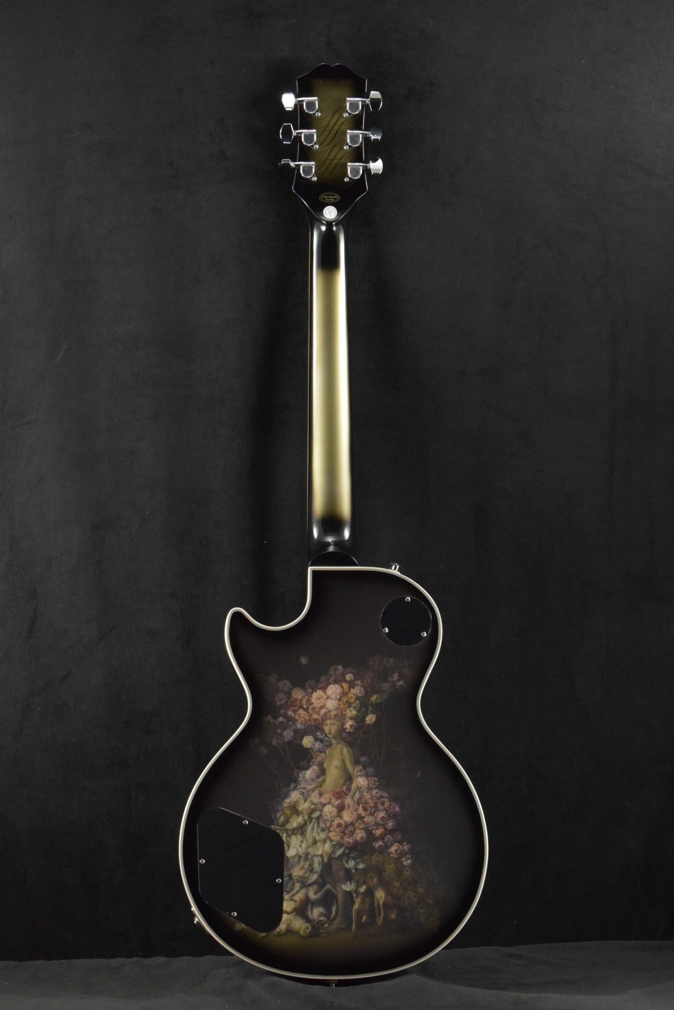 Epiphone Adam Jones Les Paul Custom Julie Heffernan’s Self-Portrait As Not Dead Yet Silverburst