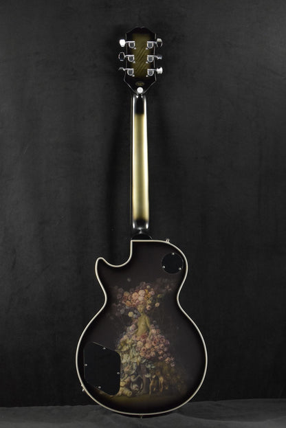 Epiphone Adam Jones Les Paul Custom Julie Heffernan’s Self-Portrait As Not Dead Yet Silverburst