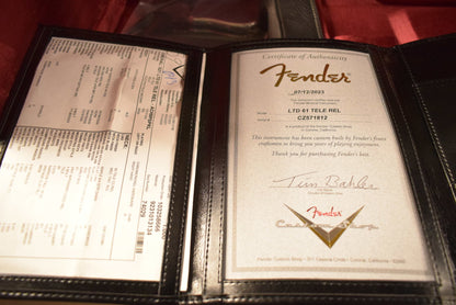 Fender Custom Shop Limited Edition '61 Telecaster Relic Aged Champagne Sparkle