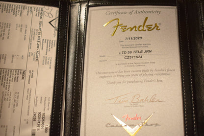 Fender Custom Shop Limited Edition '59 Telecaster Journeyman Relic Aged Dakota Red