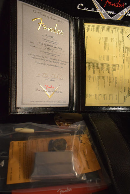 Fender Custom Shop Ltd Ed '65 Strat - NOS Aged Burgundy Mist Metallic w/ Highly Figured Maple Neck