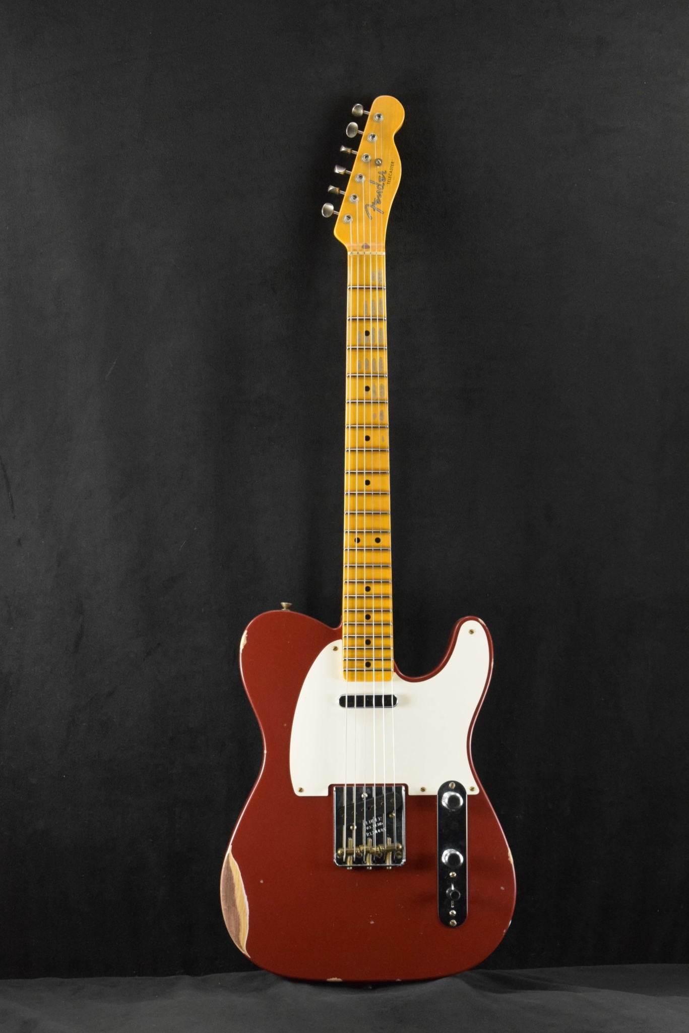 Fender Custom Shop Ltd Ed Reverse '50s Telecaster Relic - Aged Cimarron Red