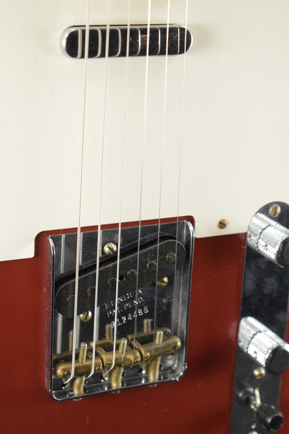 Fender Custom Shop Ltd Ed Reverse '50s Telecaster Relic - Aged Cimarron Red