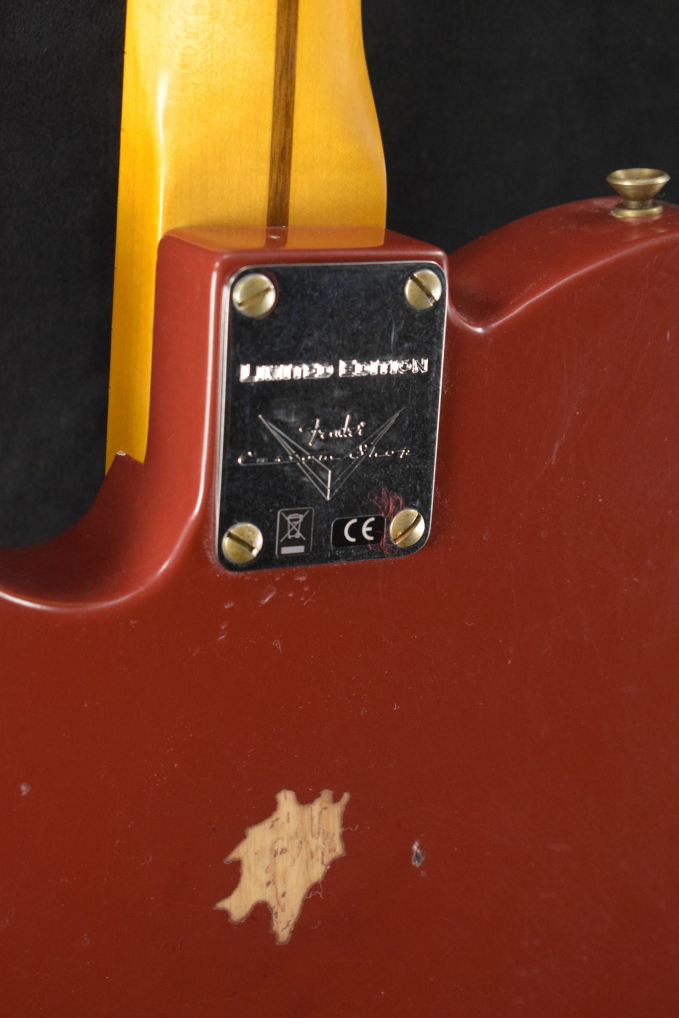 Fender Custom Shop Ltd Ed Reverse '50s Telecaster Relic - Aged Cimarron Red