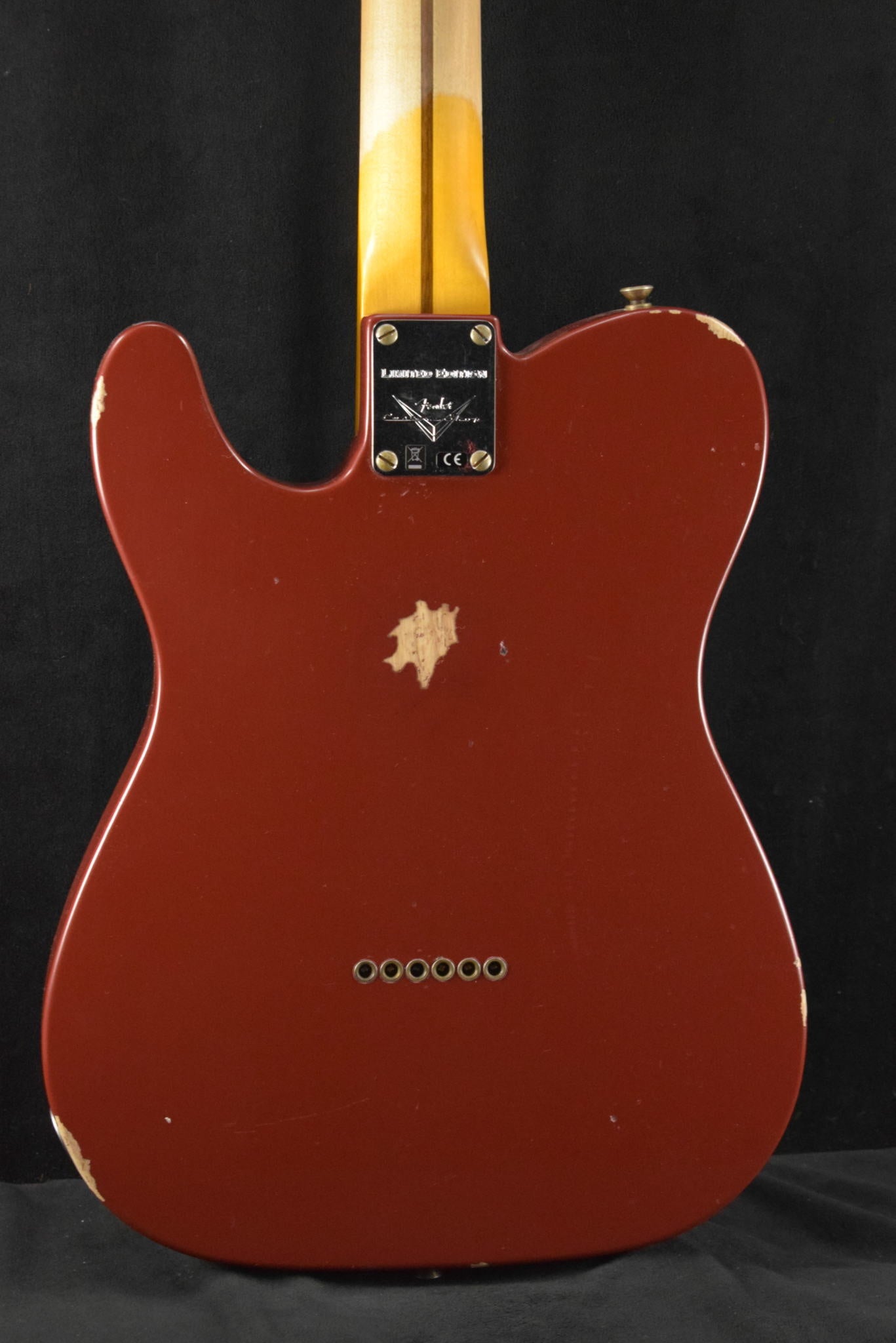Fender Custom Shop Ltd Ed Reverse '50s Telecaster Relic - Aged Cimarron Red