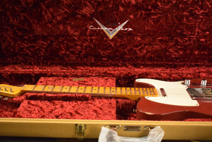 Fender Custom Shop Ltd Ed Reverse '50s Telecaster Relic - Aged Cimarron Red