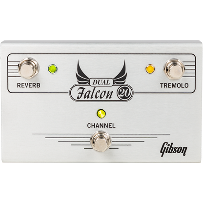 Gibson Dual Falcon 20 2x10 Combo Amplifier Cream Bronco Vinyl with Oxblood Grille