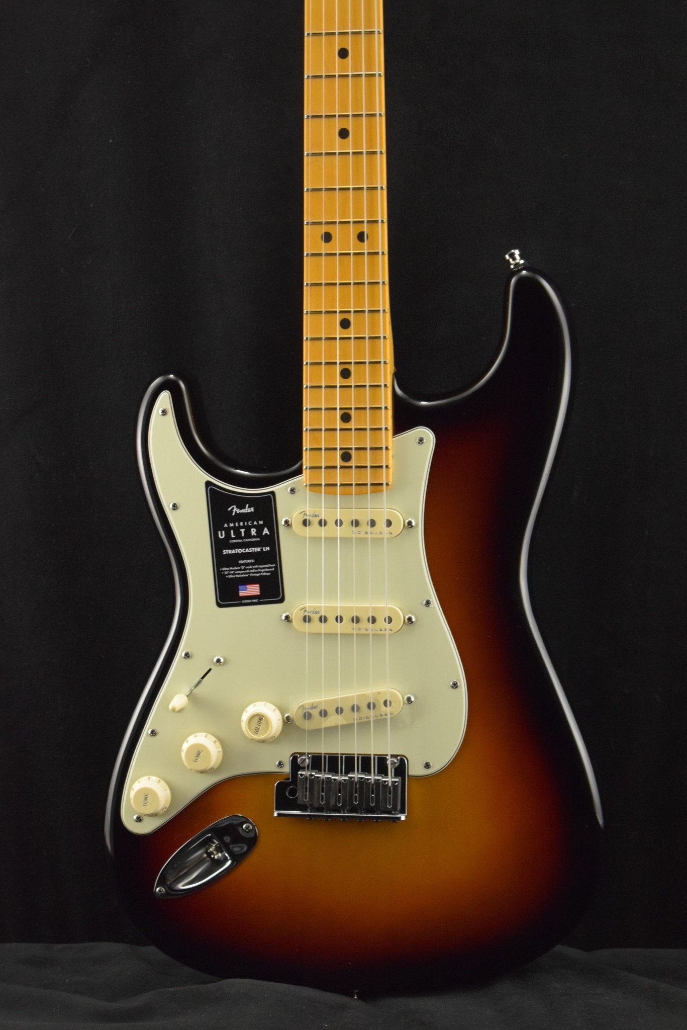 Fender American Ultra Stratocaster Left-Handed with Maple Fretboard Ultraburst