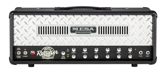 Mesa/Boogie 90s Triple Rectifier Standard Head Black Bronco/Polished Aluminum Diamond Plate Grille
