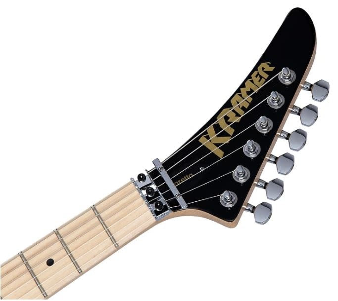 Kramer Baretta Graphics White Lotus (with EVH D-Tuna and Gig Bag)